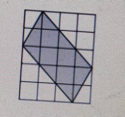 Please I need help.

Part of a stained glass window is shown at the right. Each square in the grid