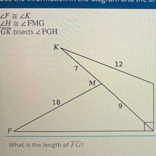 Use the information in the diagram and the angle relationships to answer the question.