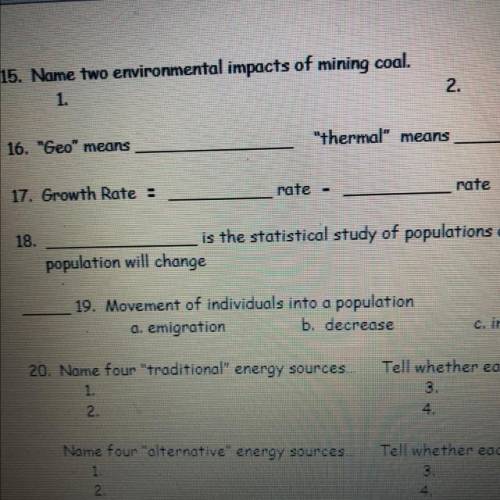 I need help on #17 PLEASEE!