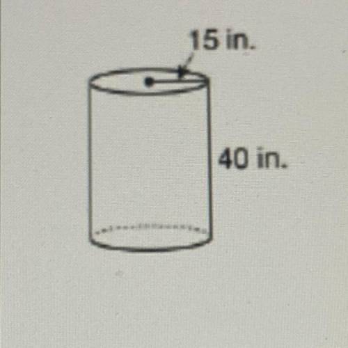 Find the volume of the cylinder. Use 3.14 for p

A. 480 m3^
B. 753.6 m3^
C. 6028.8 m3^
D. 24,115.2