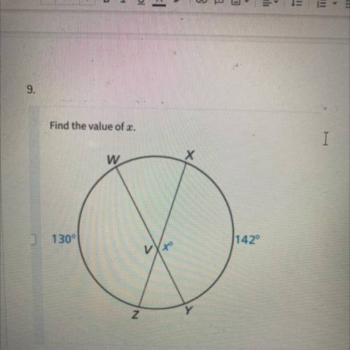 Find the value of X please