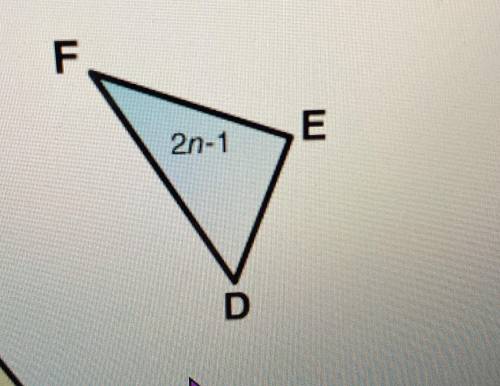 Find the exact angle measure of < D. Use complete sentences to explain your