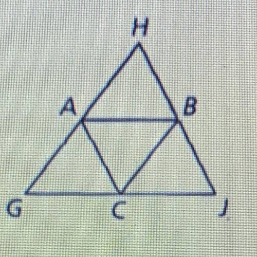 When AB=3x+8 and GJ=2x+24 what is AB?