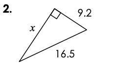 Solve for x - 8.1 Geometry Quiz