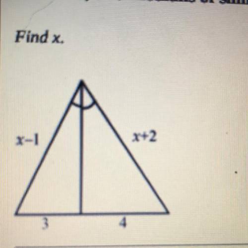 Does anyone know how to use the triangle bisect or theorem?