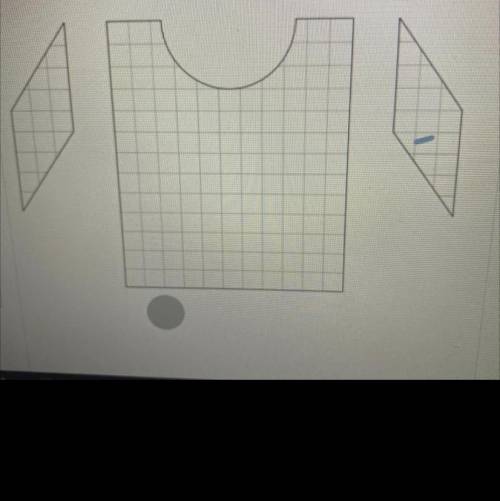 HELP PLZZZ

gina designs and makes her own clothes. she drew the diagram at right of the fabric sh