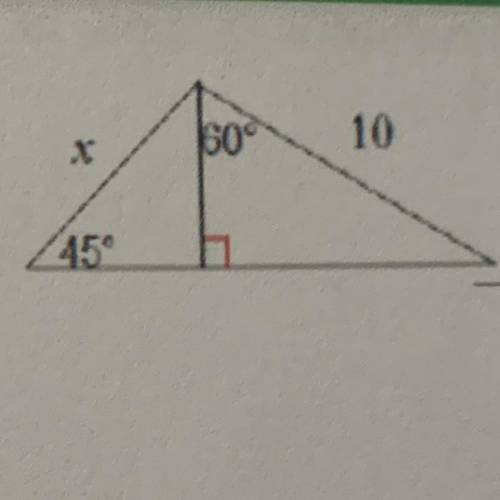 Find the missing lengths.