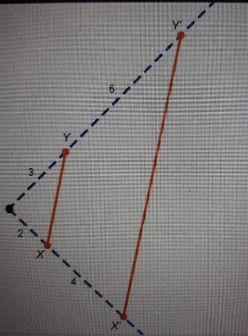 Q:What is the scale factor of this dilation?

A. 1/2B. 1/3C. 2D. 3 (BTW: C.2 is not right I tried