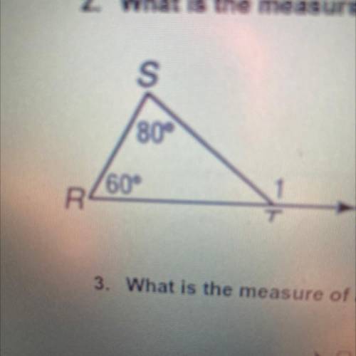 What is the measure of angle 1