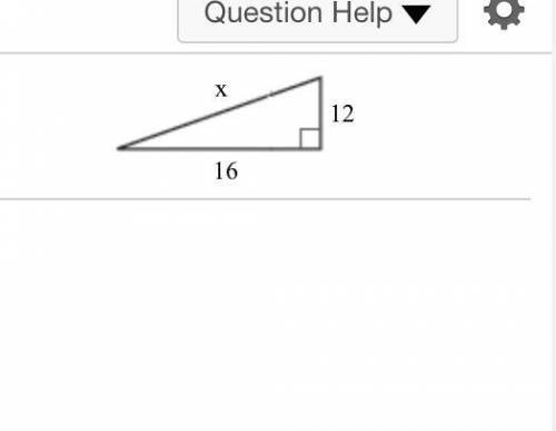 What is the value of x in simplest radical​ form?