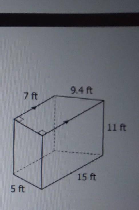 Need to find the surface area and volume​