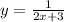 y =  \frac{1}{2x + 3}