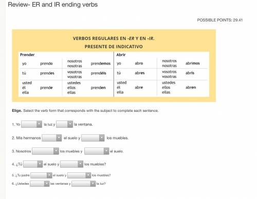 Spanish homework please help wiil give brainliest and 20 points

For those who realy need the word