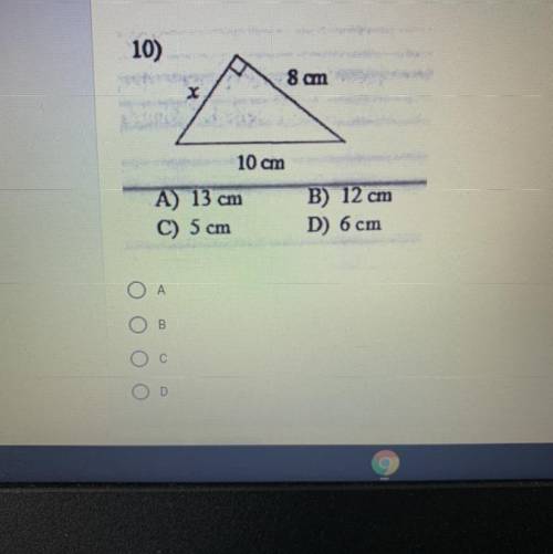 Find the measure of the indicated angle to the nearest degree. *

8)
24
?
49
A) 26°
C 61°
B) 29°
D