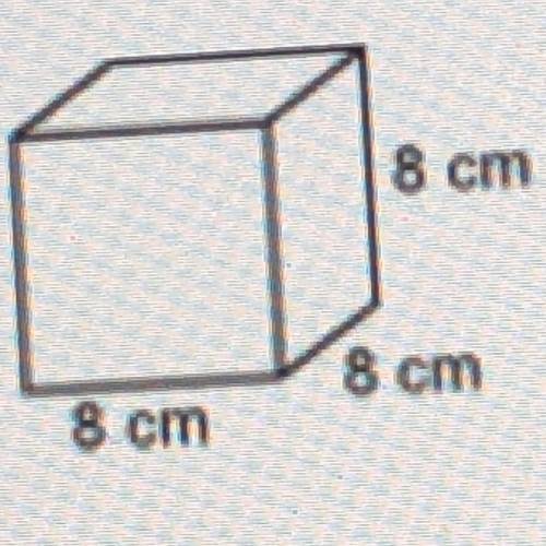 What is the capacity of the cube in liters 
512,000 L
512 L
0.513 L
5.12 L
