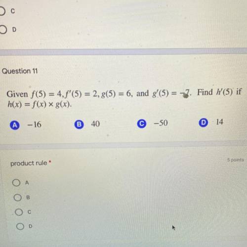Please help using the product rule