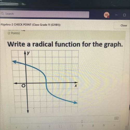 Radical function please help