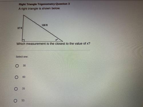 Which measurement is the closest to the value of x?