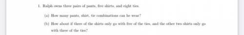 Combinatorics 
SOLVE B in particular… 
*all links will be reported*