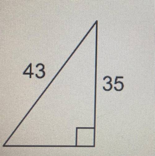 Please find the missing side length?