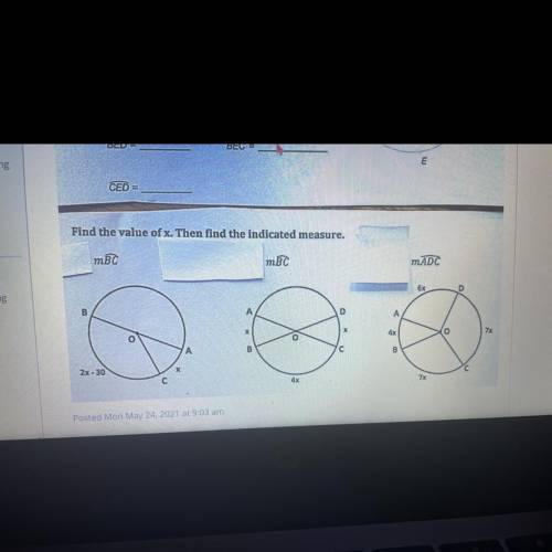 Central angles 2
Plz show ur work<3