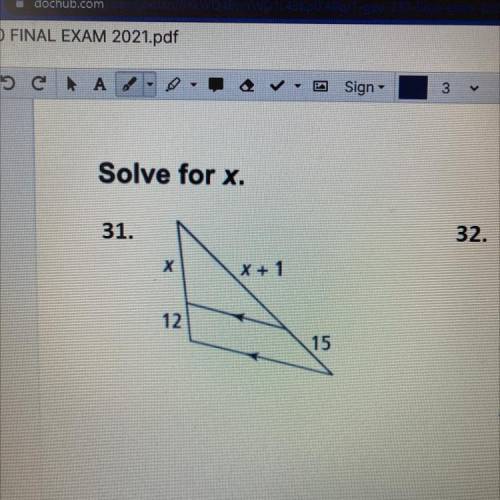 Solve for x. I’m just adding stuff because the question has to be 20 characters long but HELP PLS!