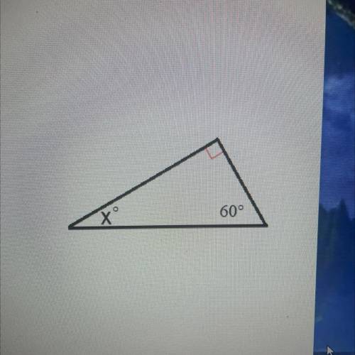 Solve for X
A.45
B.35
C.25
D.30