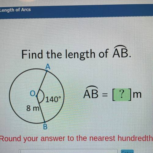 Find the length of AB.