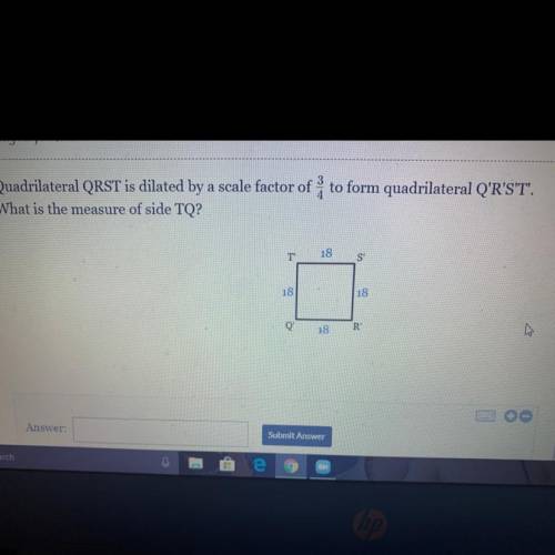 What is the measure of side TQ