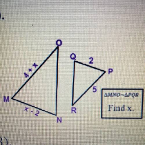 **************find x