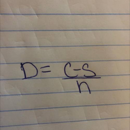 Can someone show me how to isolate the “n” variable