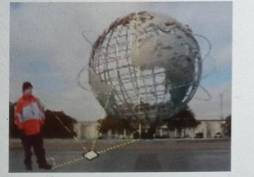 Similar Triangles

You are visiting the Unisphere at Flushing Meadow Park in New York. To estimate