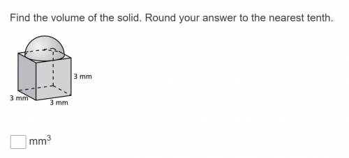 Find the volume of the solid. Round your answer to the nearest tenth.