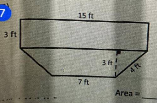 What is the area of this shape?