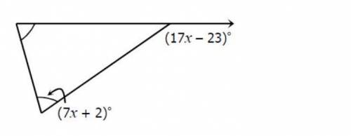 Find the value of x.