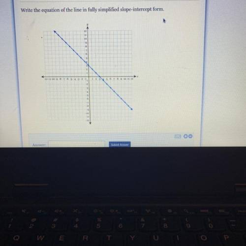 Istation - Istation
Write the equation of the line in fully simplified slope-intercept form