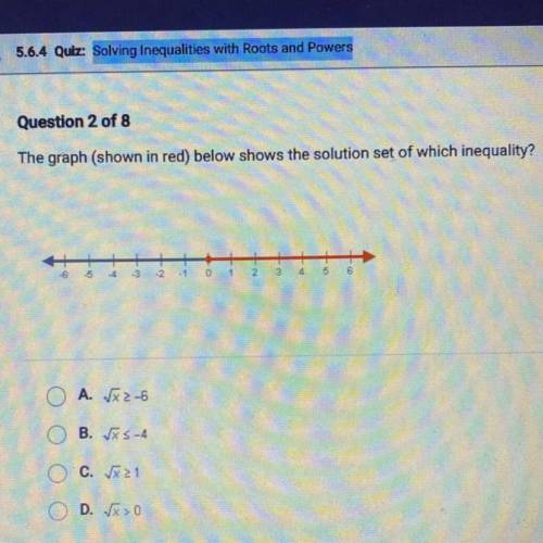 HELP WILL GIVE BRAINIEST

The graph (shown in red) below shows the solution set of which inequalit