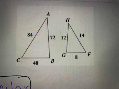 What is the correct postulate for the two triangles in the image above? SSS, SAS, AA or None