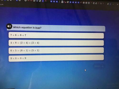 Which equation is true?