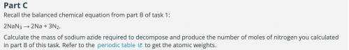 One of the main components of an airbag is the gas that fills it. As part of the design process, yo