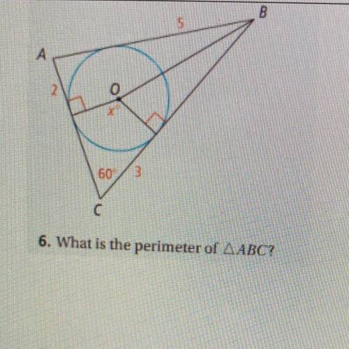 What is the perimeter of triangle ABC