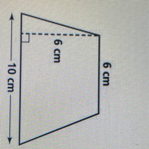 What is the area of this trapezoid?