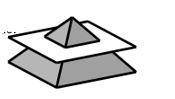 Name the cross section formed with the 3D image and the plane.

-triangle
-square
- unable to dete