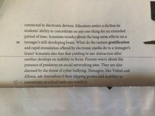 Reread lines 36-57. Explain how the cause-and-effect pattern of organization is used in this sectio