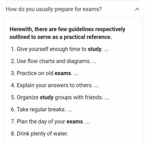 What kinds of problems do you face when preparing for exams? Share your experience in your own words