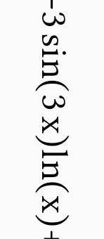 Differentiate with respect to x the functiony = xºcos 3x In x​