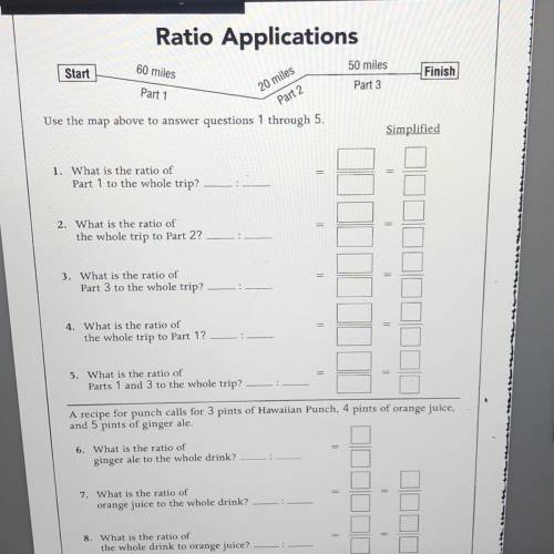 Please help writing the ratios ! On all #1-8 please please thank you