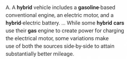 How are hybrid and gasoline cars alike