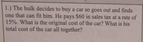 What is the TOTAL cost of the car all together?​