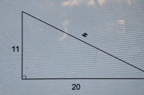 Solve for x. Round to the nearest tenth. ​